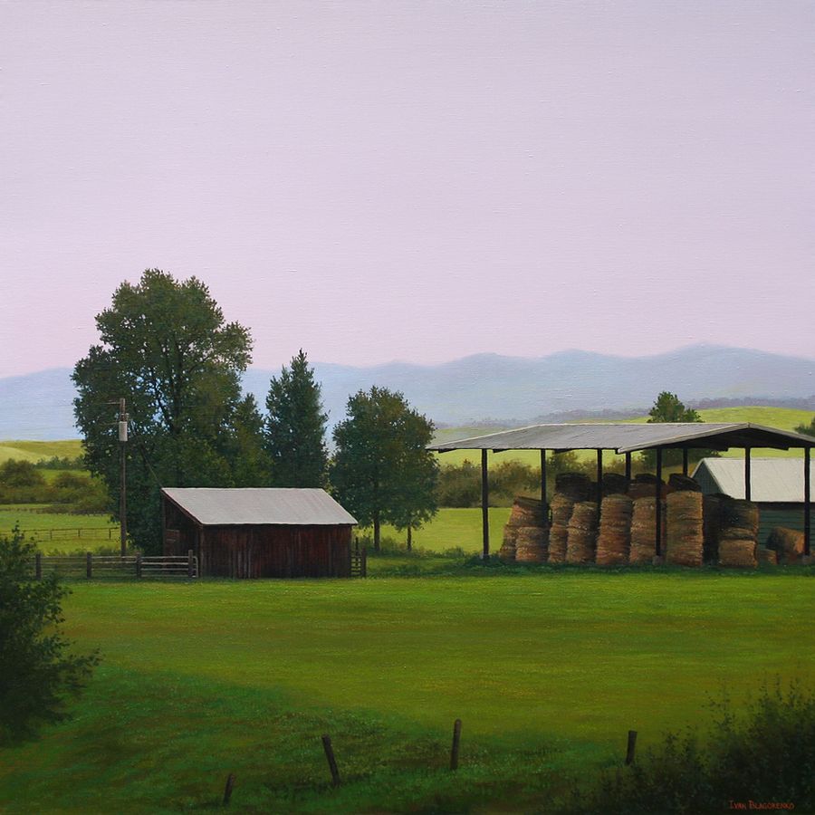 Winding Down the Day - Original Oil Painting by Ivan Blagorenko