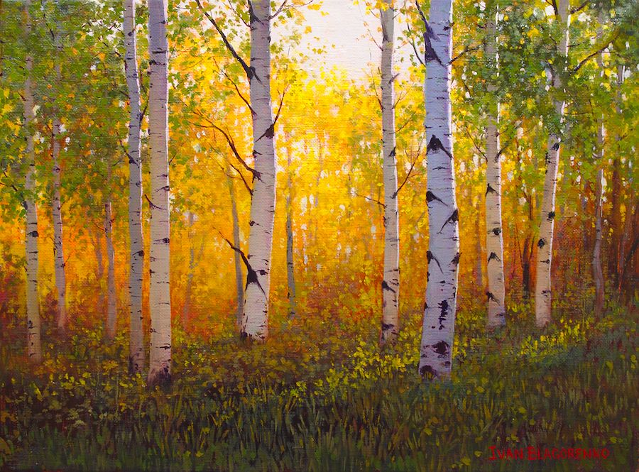 Fall Colors - Original Oil Painting by Ivan Blagorenko