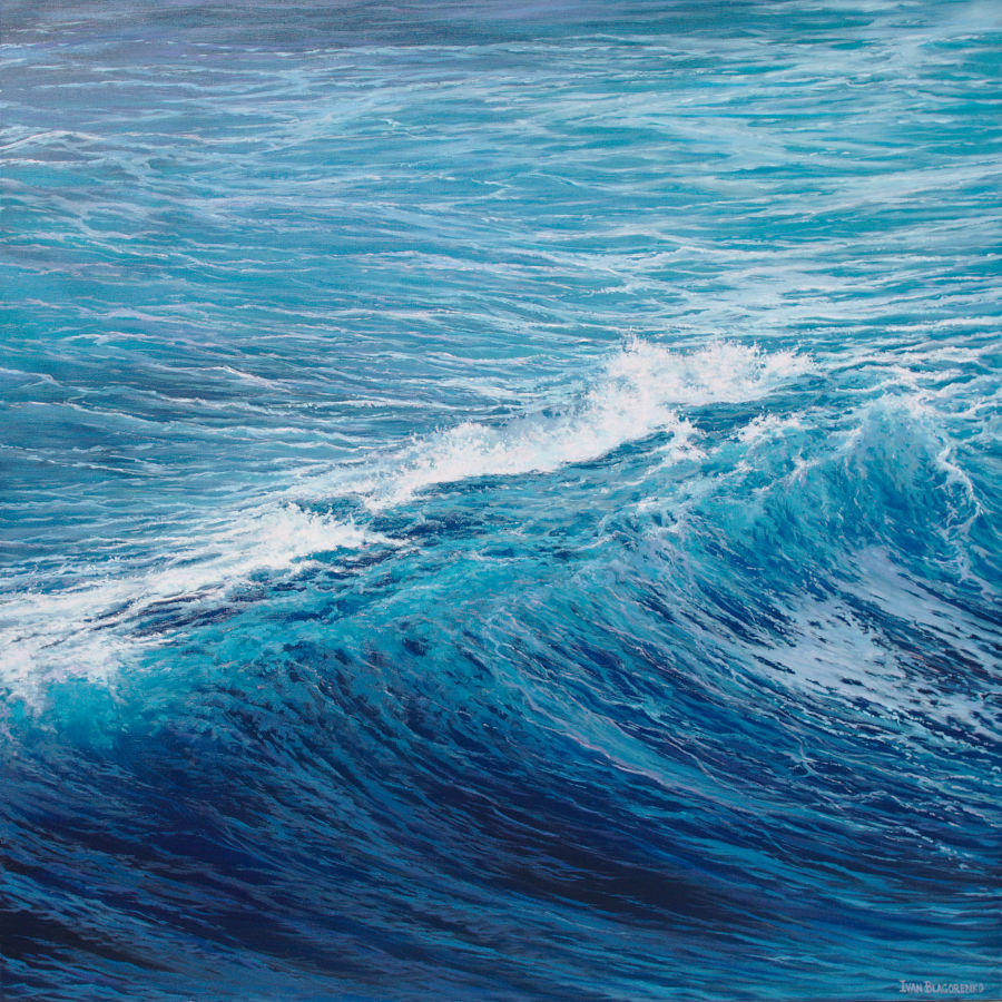 Against the Wind - Original Oil Painting by Ivan Blagorenko