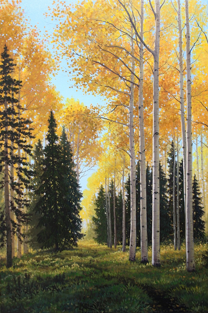 Once Upon an Autumn Day - Original Oil Painting by Ivan Blagorenko