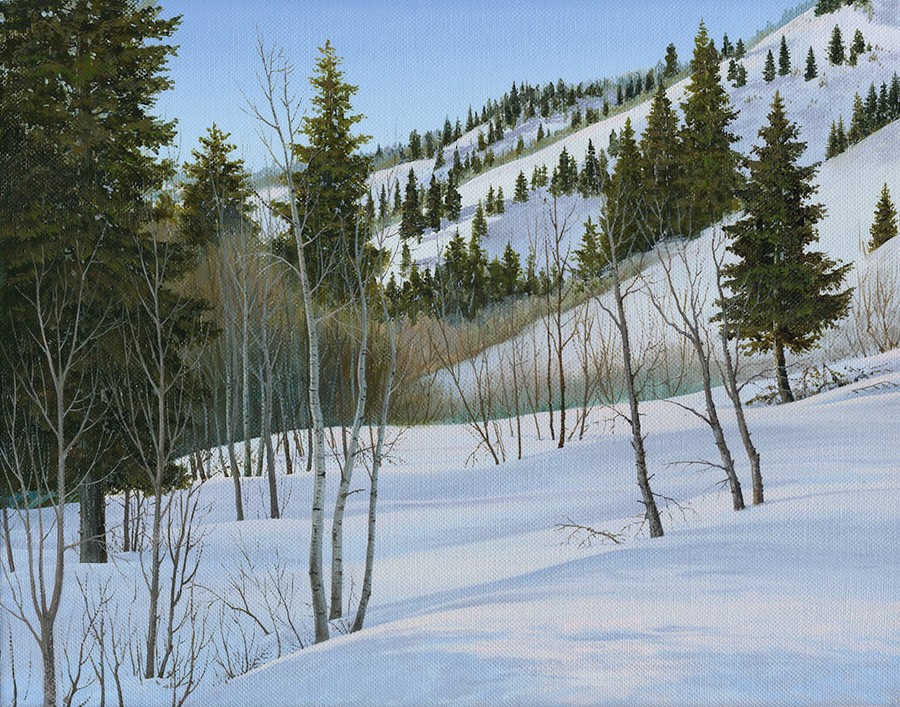 Morning In the Mountains - Original Oil Painting by Ivan Blagorenko