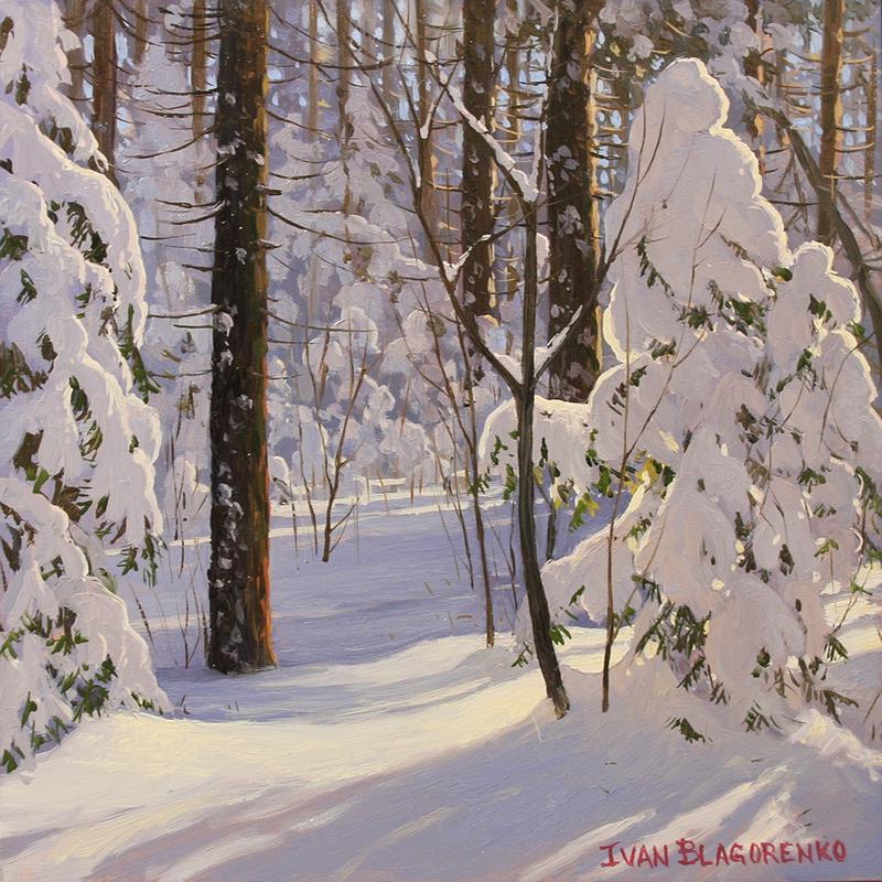 Snow Appeal - Original Oil Painting by Ivan Blagorenko