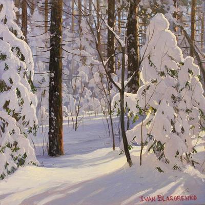 Snow Appeal - Original Oil Painting by Ivan Blagorenko