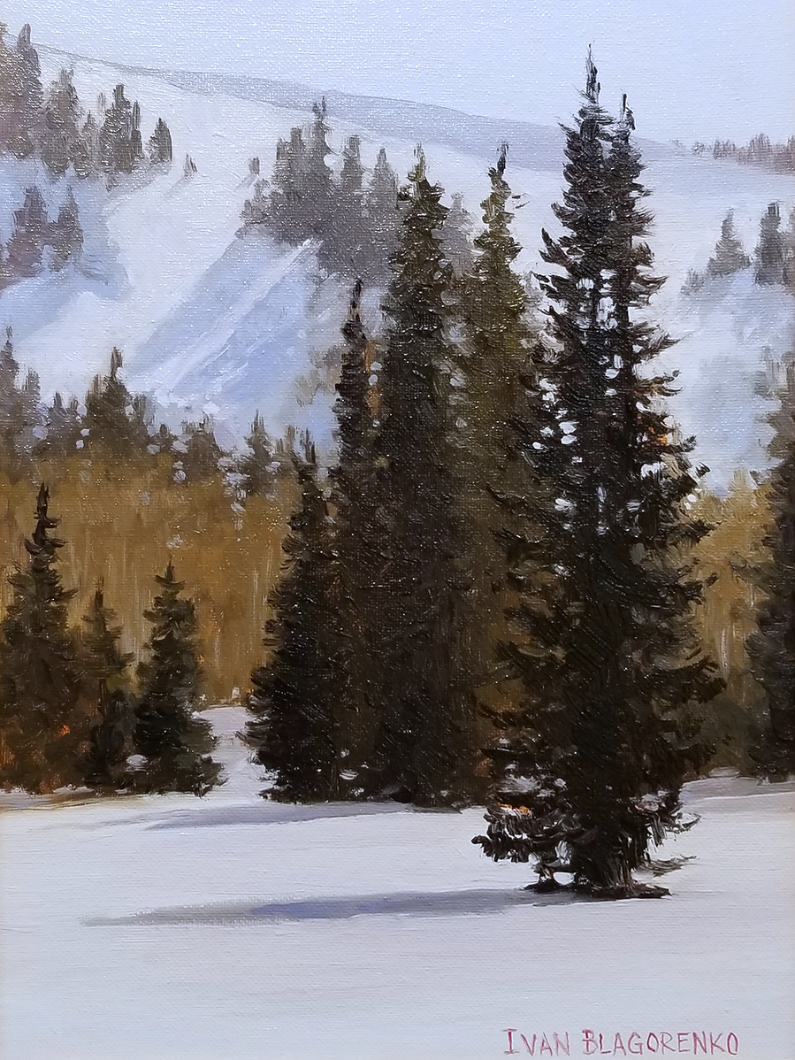 Midday Rays - Original Oil Painting by Ivan Blagorenko