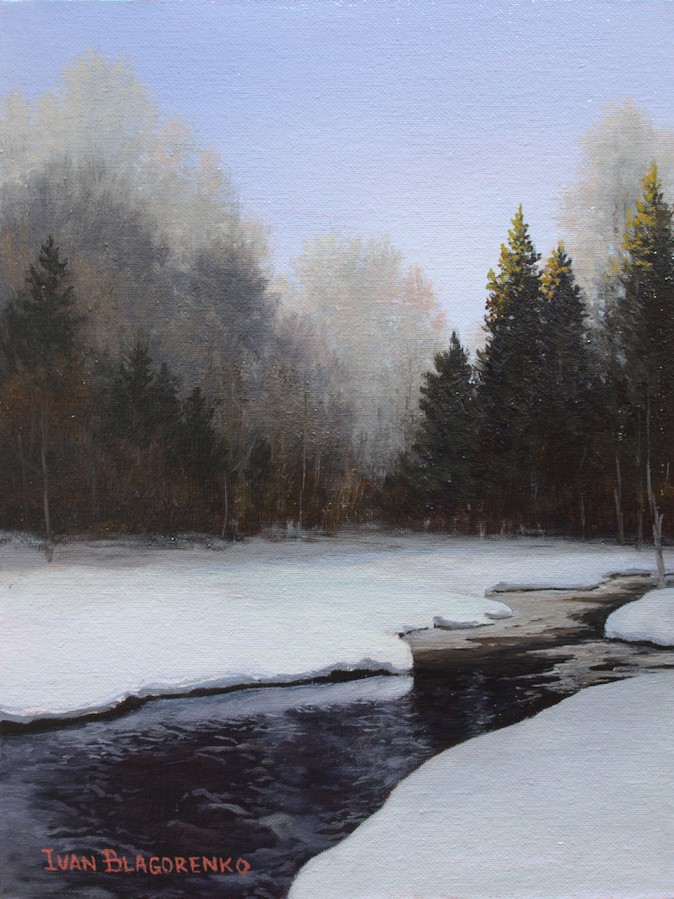 Clean Lines - Original Oil Painting by Ivan Blagorenko