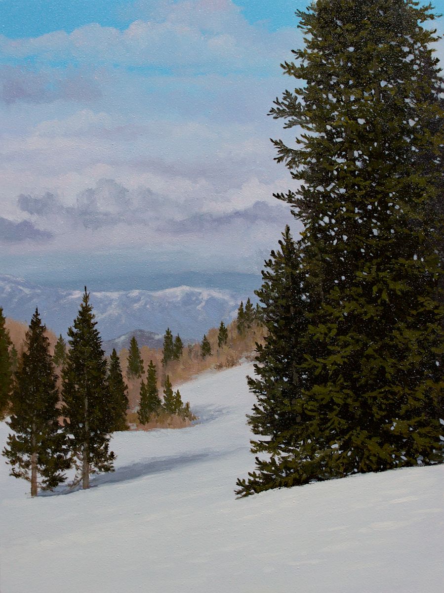 On the Slope - Original Oil Painting by Ivan Blagorenko