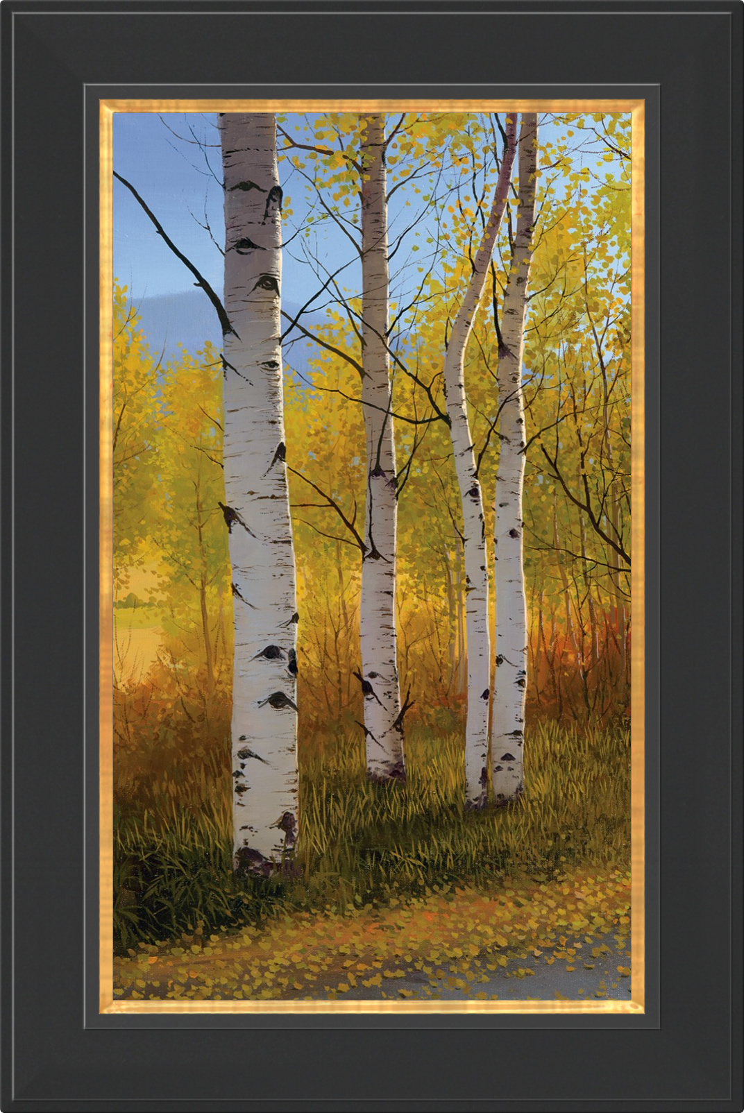 In All Her Quiet Beauty - original oil painting by Ivan Blagorenko, shown in its frame