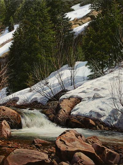Spring Thaw - Original Oil Painting by Ivan Blagorenko