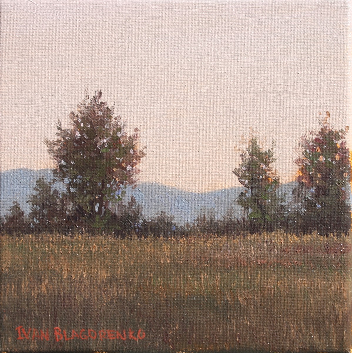Pastel Resolve - Original Oil Painting by Ivan Blagorenko