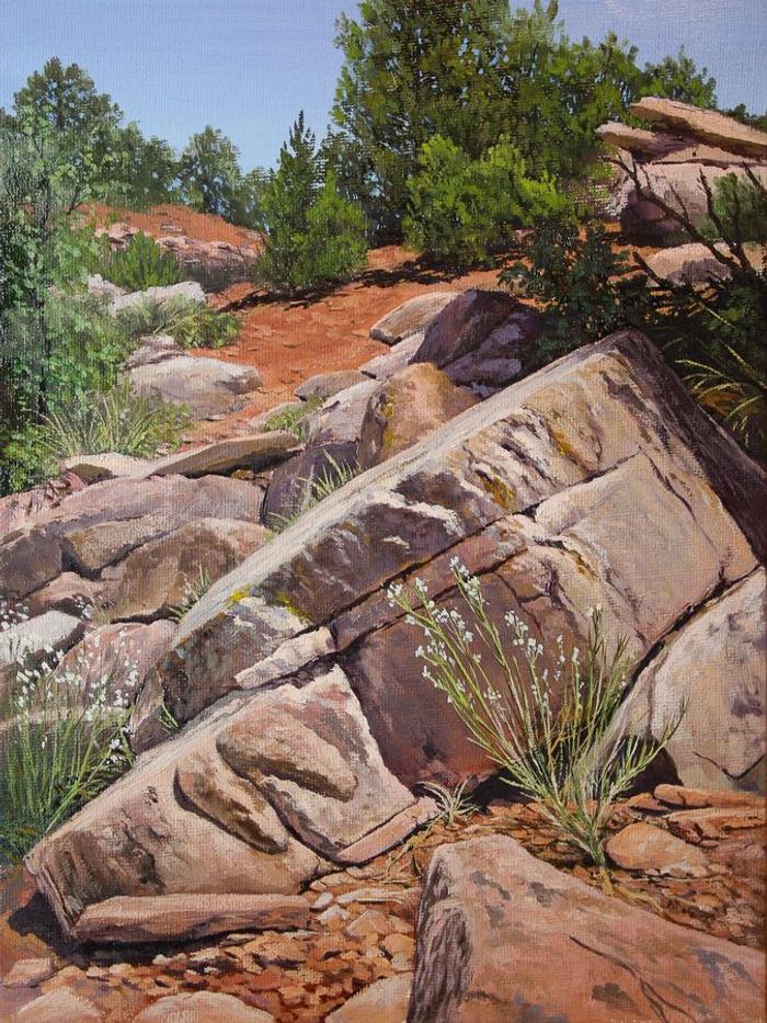 Noon in Kolob Canyon visualization