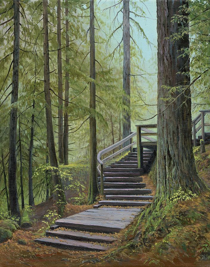 Enchanted Path - Original Oil Painting by Ivan Blagorenko