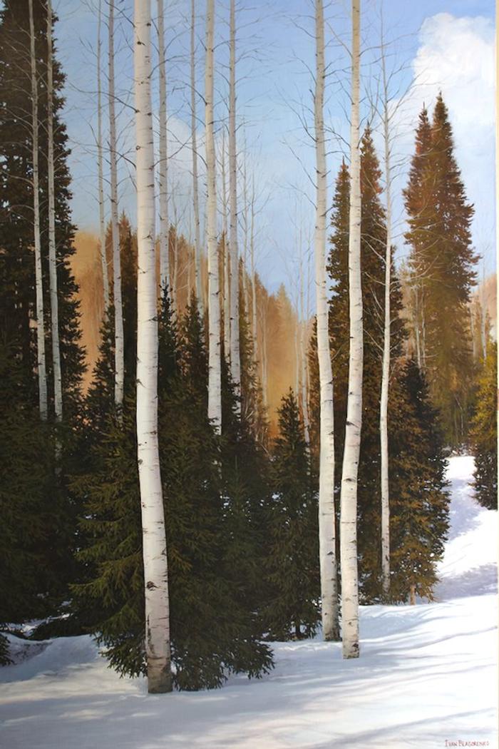 Aspens in the Snow visualization