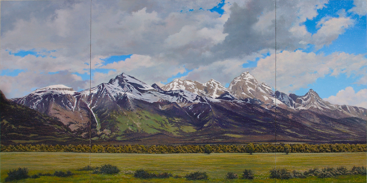 The Range (triptych) - Original Oil Painting by Ivan Blagorenko
